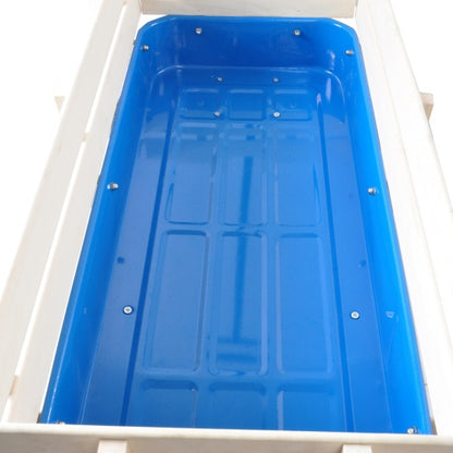 Heavy-Duty All-Terrain Wooden Wagon Cart – Perfect for Gardens, Yards & Outdoor Adventures