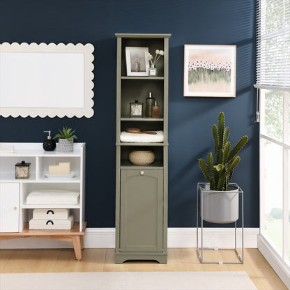 Viva Smart Living Collection: High Slim Storage Cabinet