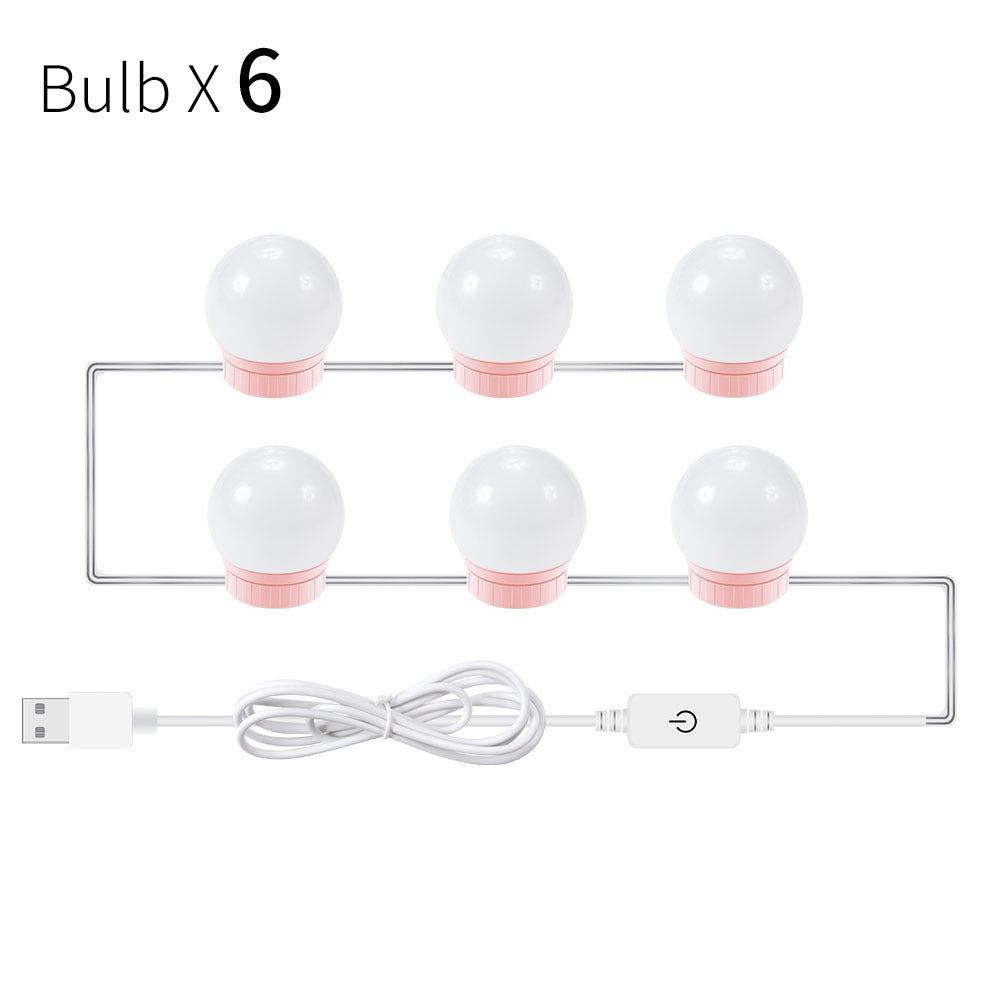 USB Touch Switch LED Mirror Light Bulb - Elevate Your Vanity Experience!
