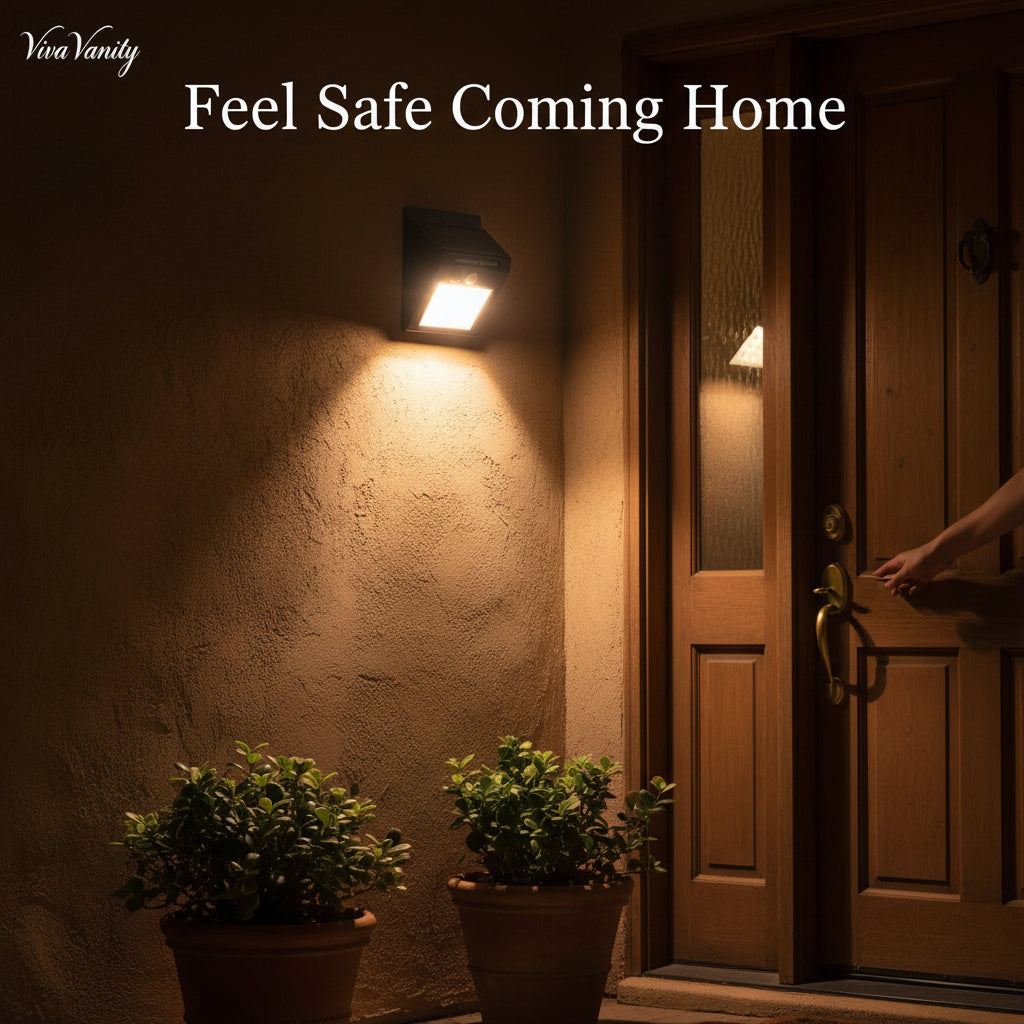 Solar Motion Sensor Security Light - 20 LED IP65 Waterproof