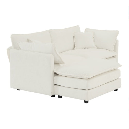 Viva Smart Living Collection: Chenille Two-Seater Sectional Sofa