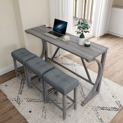 Viva Smart Living Collection: Power‑Ready Industrial Bar Table Set