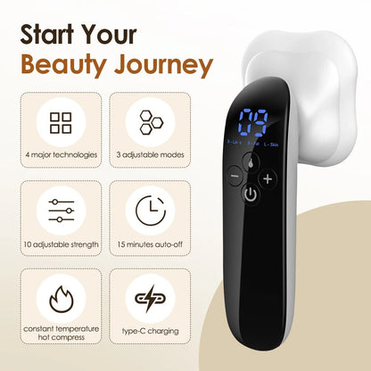self-care wellness device shown with everyday use details