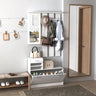 Viva Elite Entryway Command Center - Multi-Functional Cabinet with Mirror