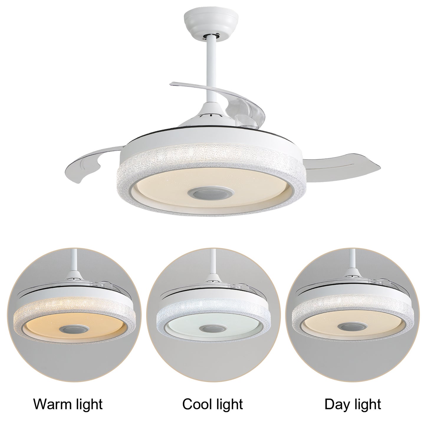 Plastic Remote Control Ceiling Fan