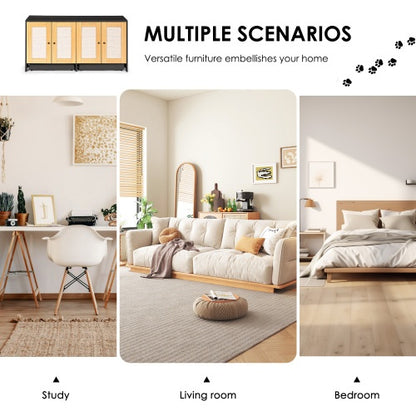 Viva Noir Duo Litter Cabinet