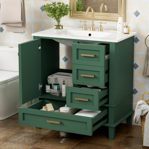 Viva Serene 30" Bathroom Vanity – Effortless Elegance Meets Smart Storage