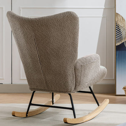 Viva Aurora Mid-Century Patchwork Accent Chair
