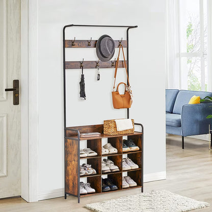 Viva Smart Living Collection: 3‑in‑1 Entryway Hall Tree