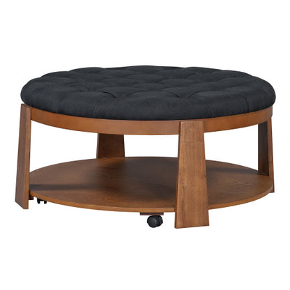 Viva Elite Round Footstool Coffee Table – The Future of Versatile Living Luxury