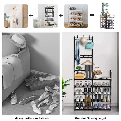 Viva Duo Étagère Coat & Shoe Rack