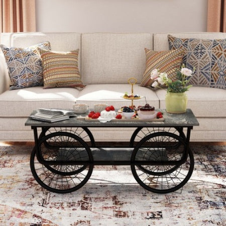 Modern Rectangular Coffee Table – Stylish & Sturdy Centerpiece for Your Living Room