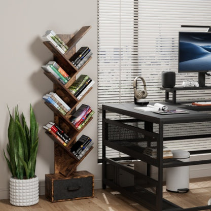 Viva Smart Living Collection: 9-Tier Tree Bookshelf
