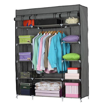 The Viva 5-Layer Canvas Wardrobe – Lightweight Storage with Sophisticated Structure