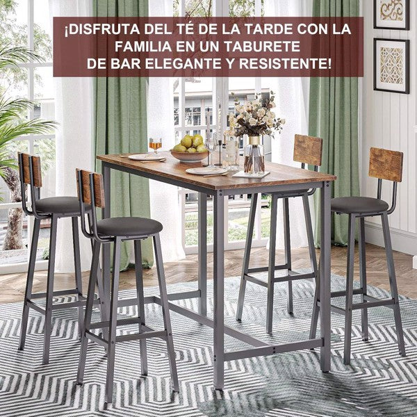 Éclat Bar Stool Set, 2-Piece | Viva