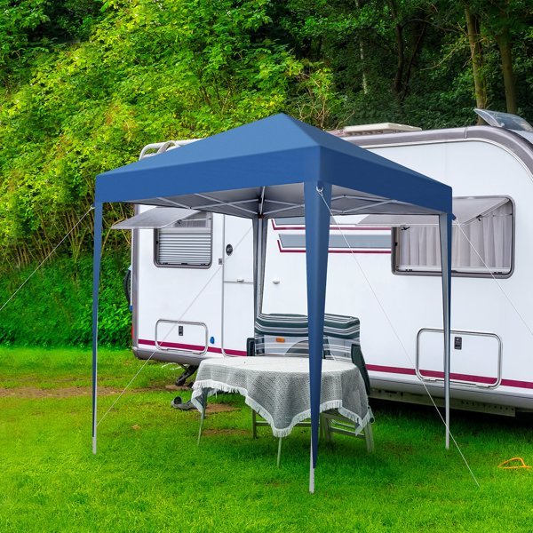 Viva Horizon Blue Non-Enclosed Folding Shed