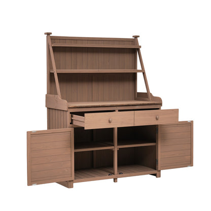 he Ultimate 65-Inch Cedar Garden Workbench with Storage - A Gardener’s Dream!