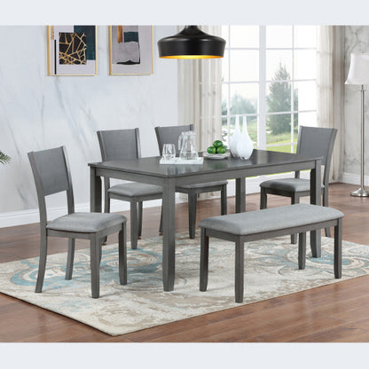 Gray 6-Piece Dining Set | Viva