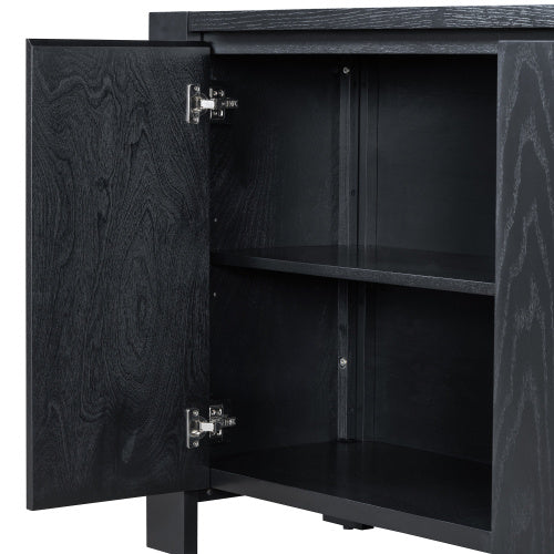 Vintage 4-Door Cabinet - Timeless Elegance for Your Home