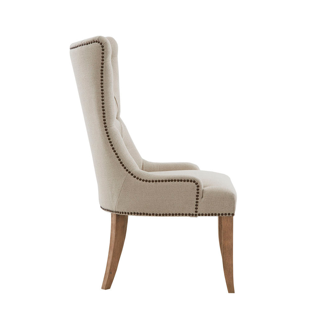 Viva Arlo Button-Tufted Captain Accent Chair