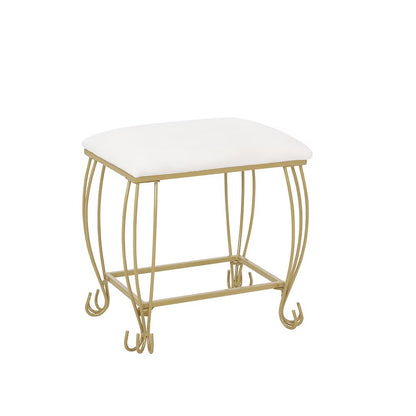 Viva Elite Classic White Vanity Set with Mirror & Stool - The Future of Timeless Beauty