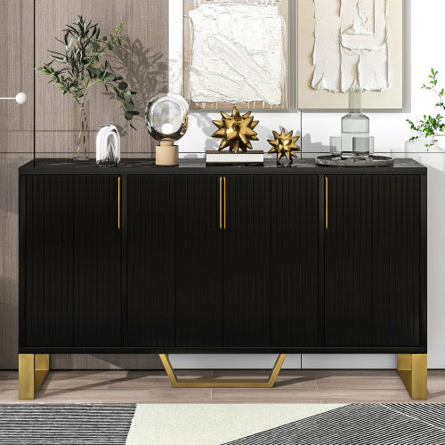 Viva Meridian Four-Door Modern Sideboard
