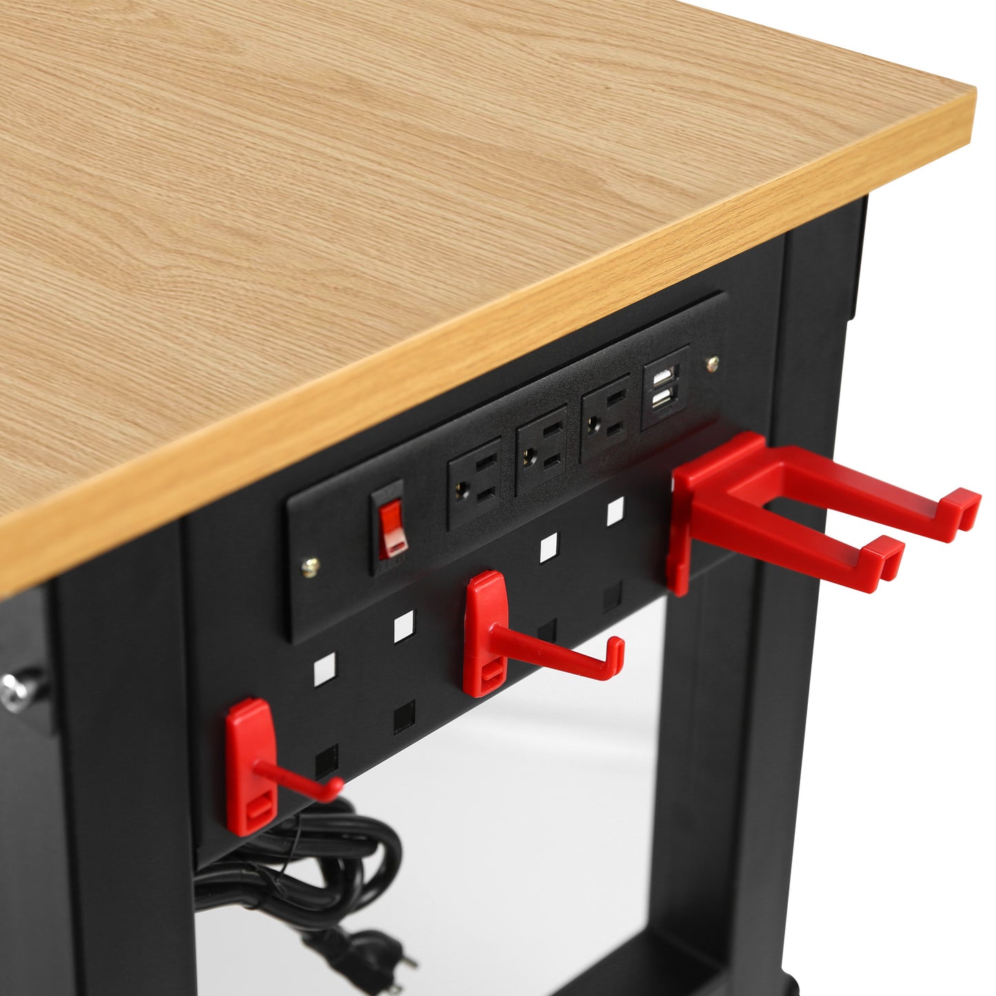 Metal Wooden Workbench