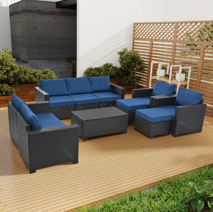 Viva Capri 10-Piece Patio Furniture Set – Alfresco Living, Elevated