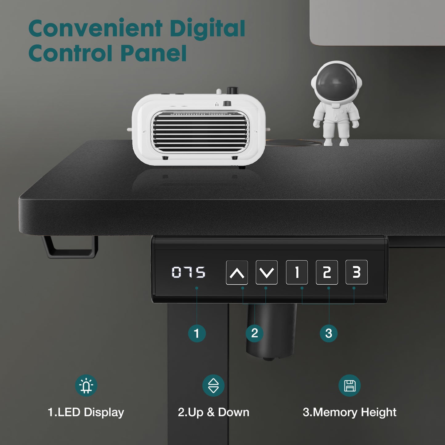 Viva Elevate Collection: Aurora Electric Sit-Stand Desk