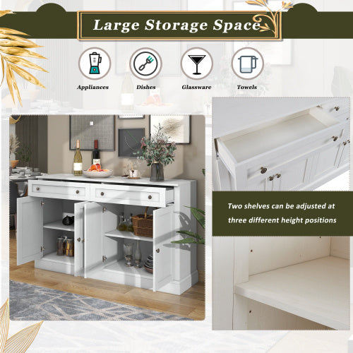 Viva Atelier Solstice Modern Kitchen Sideboard Buffet Cupboard
