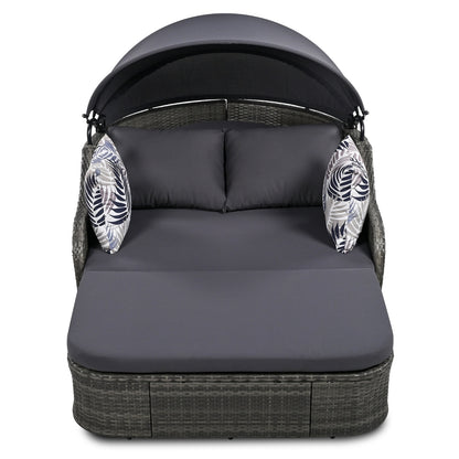 Viva Smart Living Collection: 79.9" Double Sunbed with Canopy