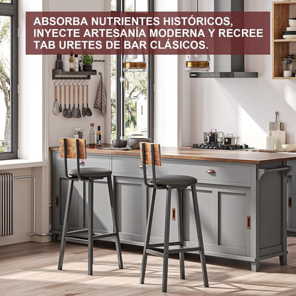 Éclat Bar Stool Set, 2-Piece | Viva