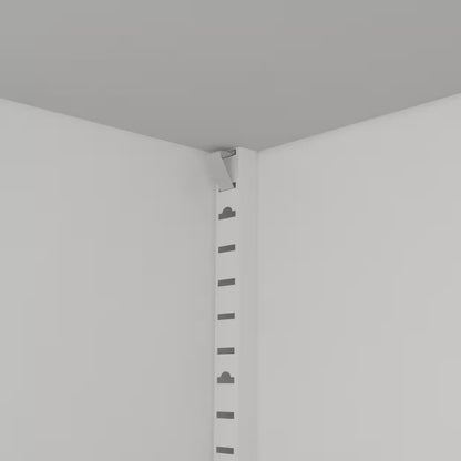 Modern 2-Door Shoe Cabinet – Sleek Corner Storage Unit for Smart Living