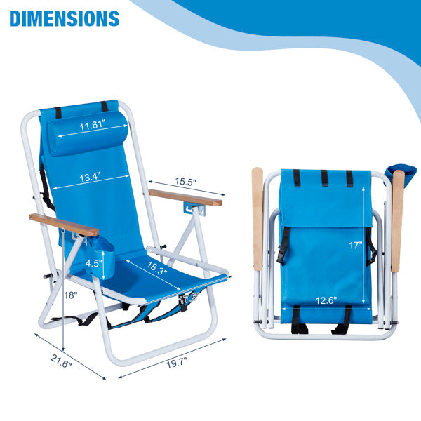 Viva Coastal Collection: The Azure Folding Beach Chair