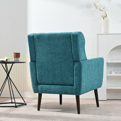 Teal Upholstered Armchair | Viva Cozy Luxe
