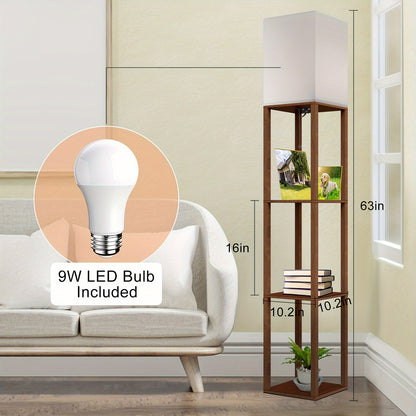 floor lamp with shelf for small living room