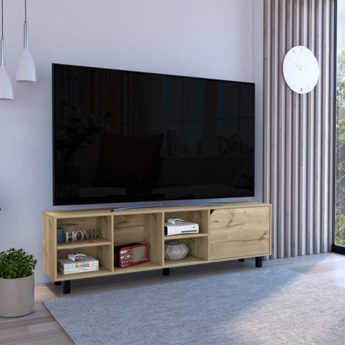 Viva Hearth Collection: The Conquest Light Oak Media Console