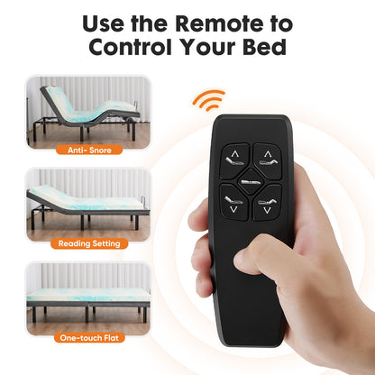 Viva Elite Adjustable Bed Base Frame | Zero Gravity, Wireless Remote | Full, Queen, Twin XL