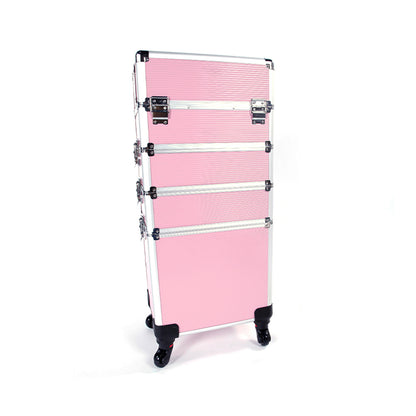 rolling vanity case styled for studios