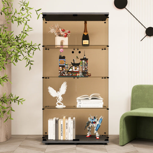 Viva Atelier Collection: Viva Atelier Aurora Tawny Glass Display Cabinet