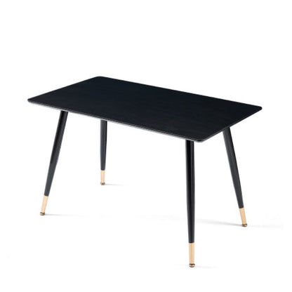 Viva Obsidian Black Modern Kitchen Dining Table