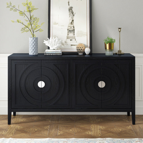 Viva Recessed Round Luxe Sideboard