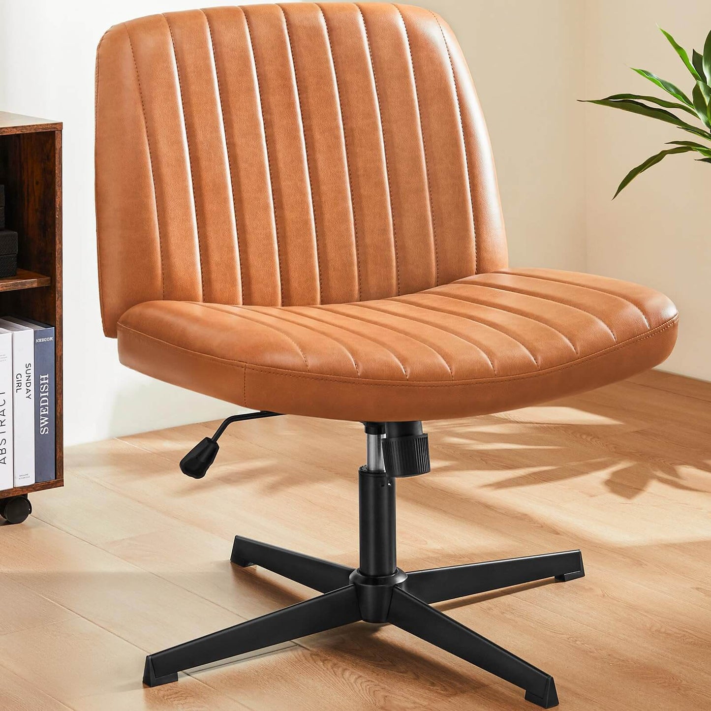 Viva Oslo Armless Swivel Cross-Leg Chair