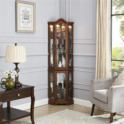 Viva Aurora Corner Curio Cabinet
