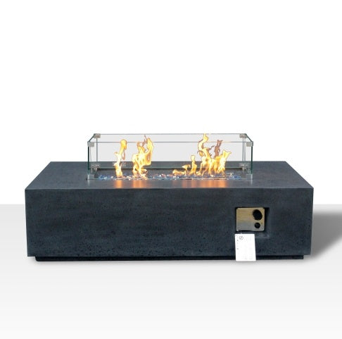Viva Smart 52" Outdoor Concrete Propane Fire Pit Table