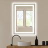 Anti-Fog LED Bathroom Mirror with Dual Light Source & Three Lighting Modes – Smart, Elegant, & Practical