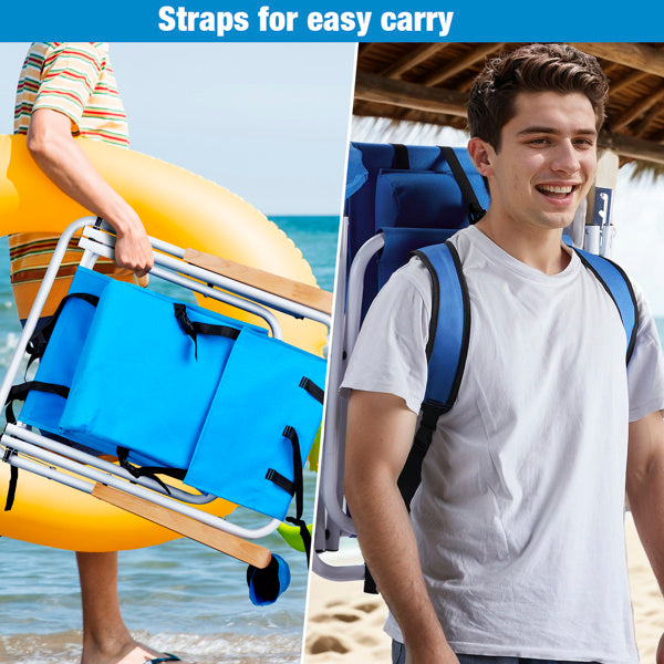 Viva Coastal Collection: The Azure Folding Beach Chair