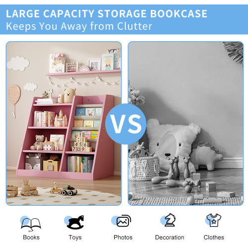 Viva Atelier Lila Pink Sling Toy Storage Cabinet
