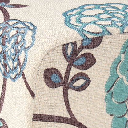 White & Blue Upholstered Dining Chair | Viva Sienna