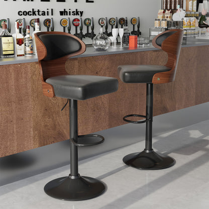Viva Apollo Adjustable Swivel Bar Stools (Set of 2)